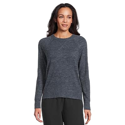 L.L.Bean Organic Cotton Slub Crew Neck Sweatshirt Sweater Women