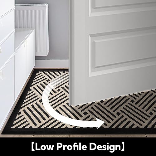 Miniatura 426 de GRANNY SAYS Felpudo para interiores, 32 x 48 pulgadas, antideslizante, tapete grande para puerta, tapete de bienvenida para exteriores, lavable