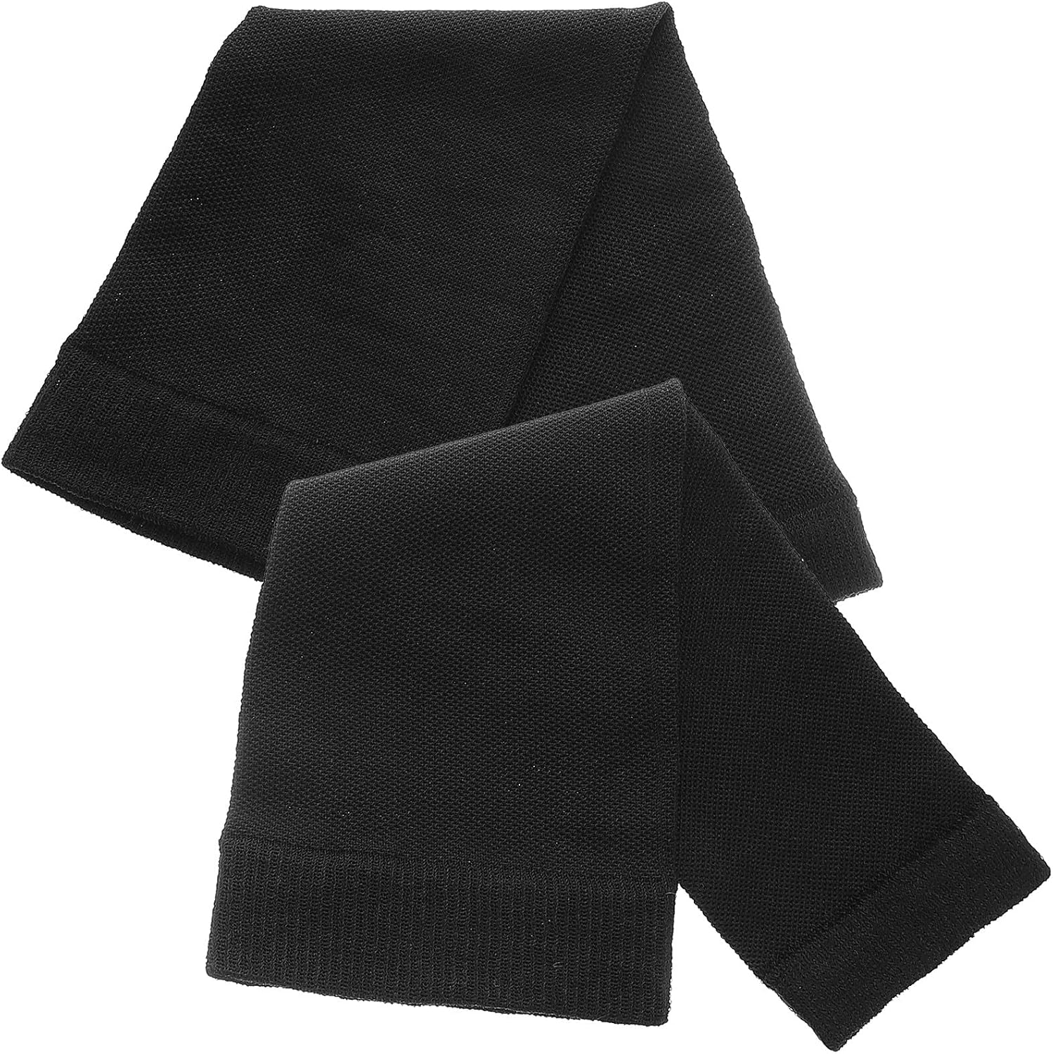 ARTIBETTER Compression Calf Sleeves 1 Pair Black Elastic Sports Socks Breathable Cooling Leg Protectors for Running Basketball Cycling Fitness Training