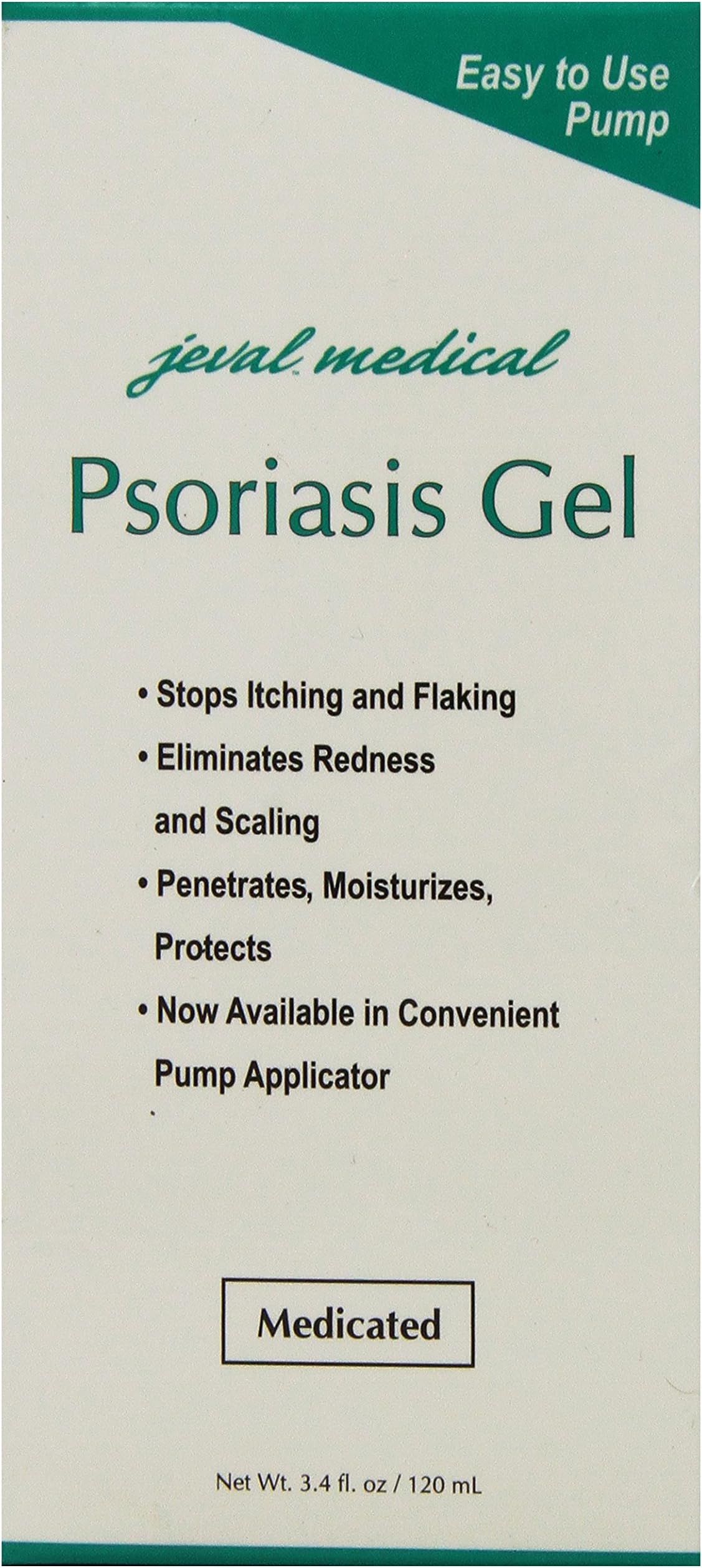 Jeval Medical Psoriasis Gel, 3.4 Ounce