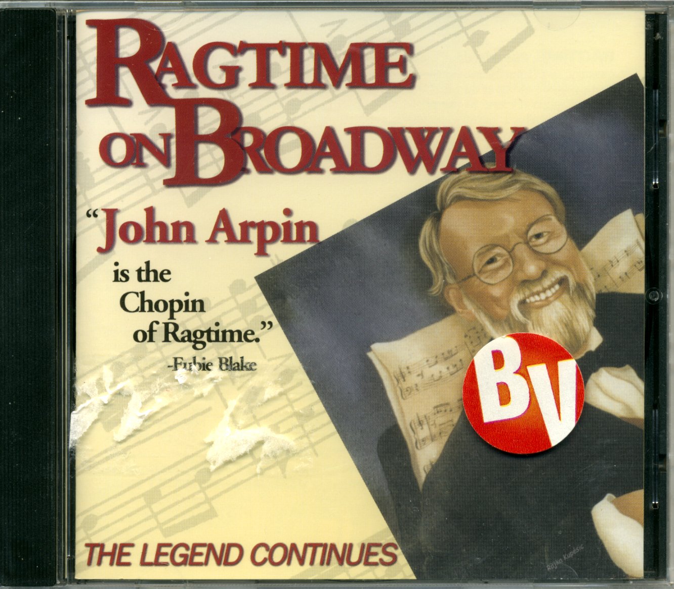 Ragtime On Broadway Legend Co [Audio CD] John Arpin