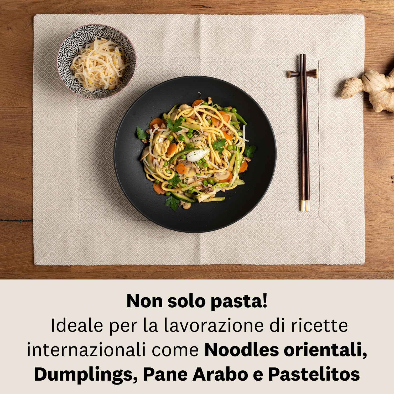 Marcato AT-150-BLU, Atlas 150 design, Macchina per pasta, Alluminio, Blu, Linea Premium.