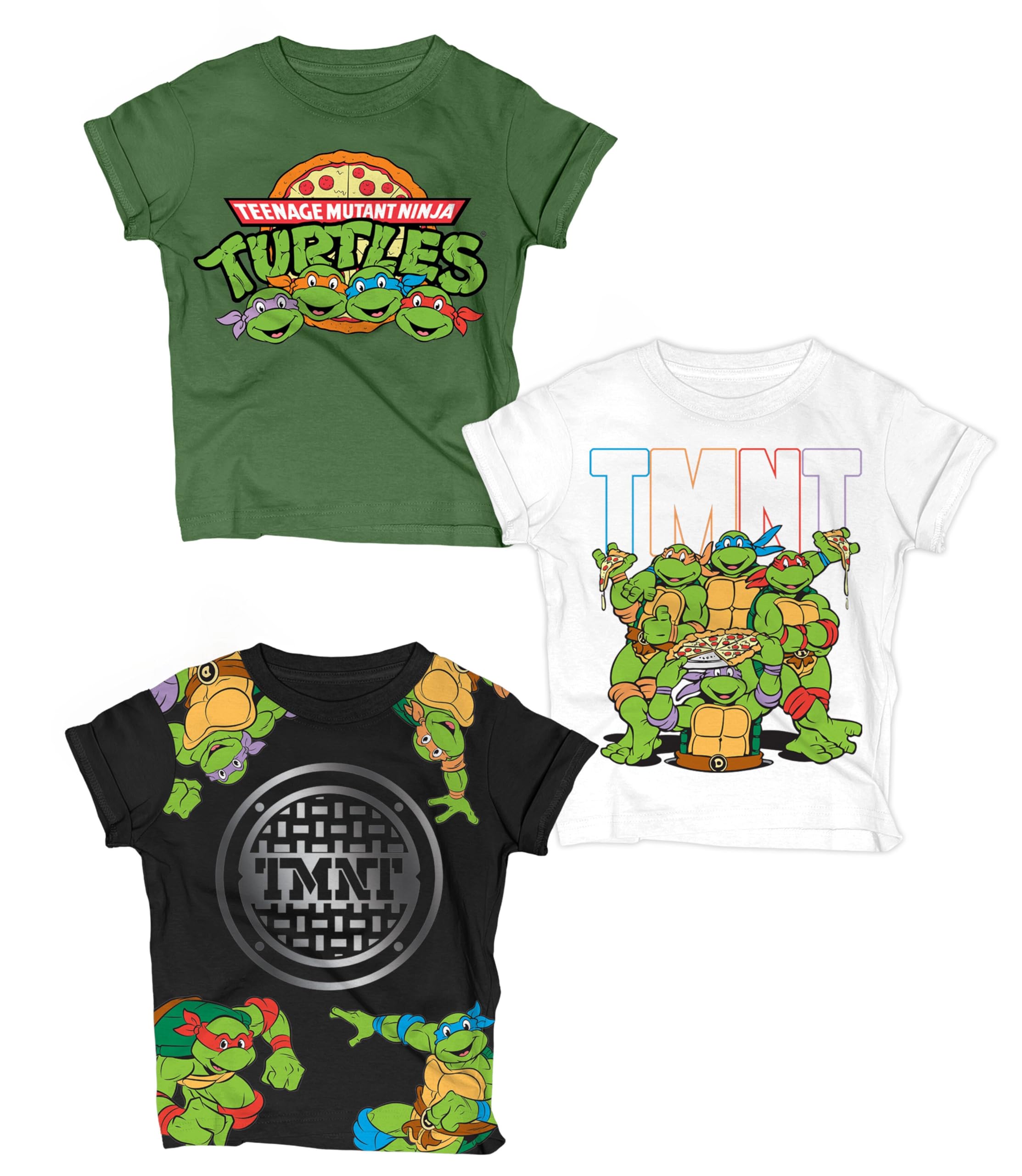 Ninja Turtles T-Shirt (Sets) Michelangelo Leonardo Raphael Donatello TMNT - Picture 41 of 43