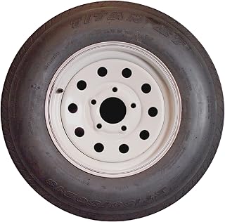 31957 Economy Radial Tire and Wheel ST175/80R13 C/5-Hole - White Modular Rim