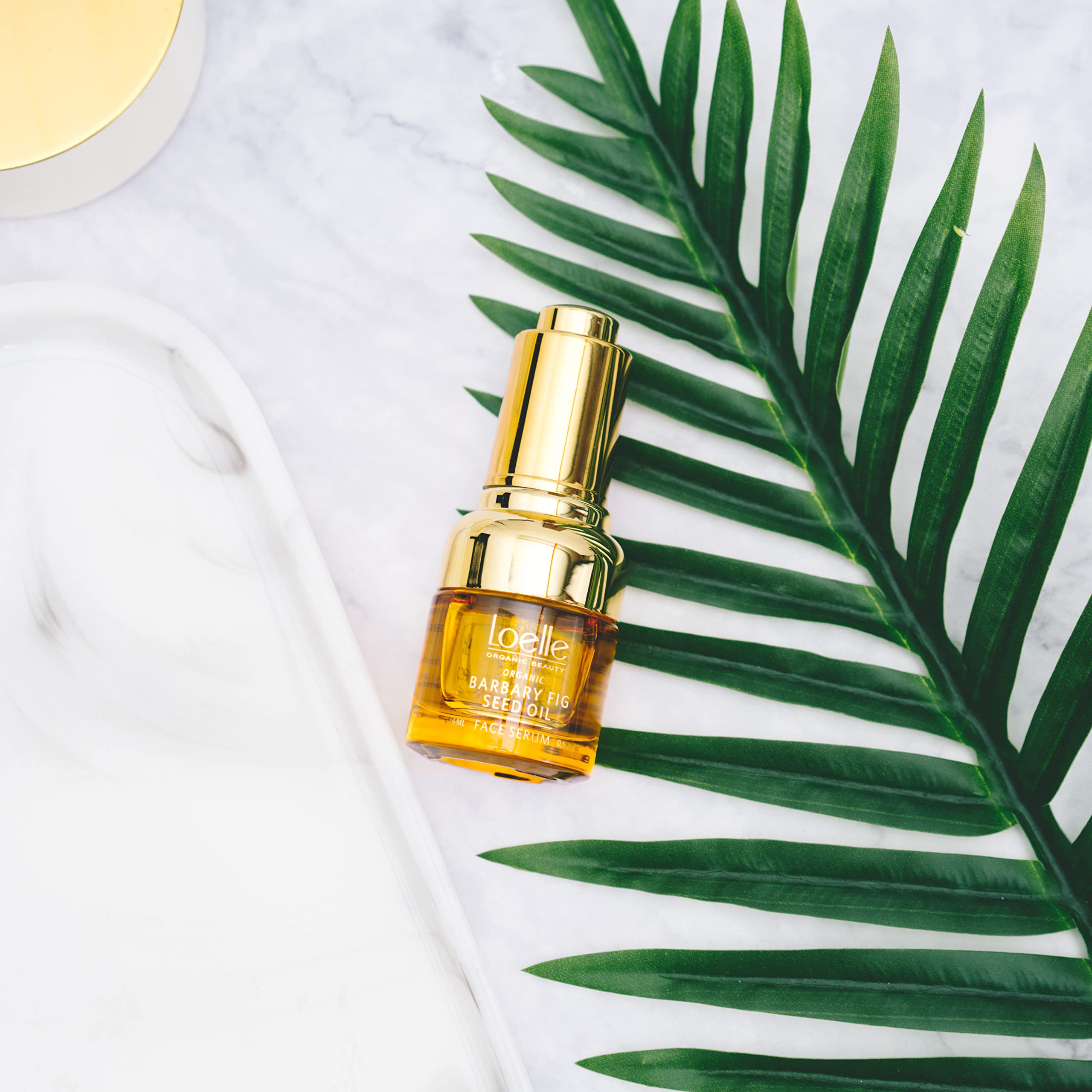 Loelle - Aceite de Semilla de Higo Chumbo Puro para Cara y Ojos - Suero Antiarrugas con Vitamina E y Ácido Linoleico - Antiojeras - Aceites Faciales - Colectado a Mano en Marruecos (16ml)