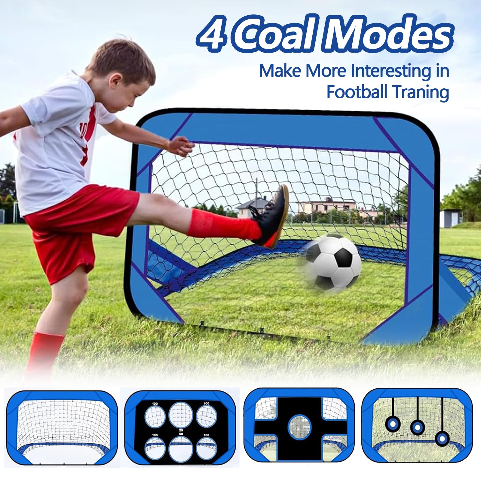 BELEEV Pliable Cage De Foot Enfant Exterieur, But De Foot