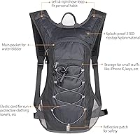 Vista 2 de Unigear Hydration Pack Backpack with 70 oz 2L Water Bladder for Running, Hiking, Cycling, Climbing, Camping, Biking