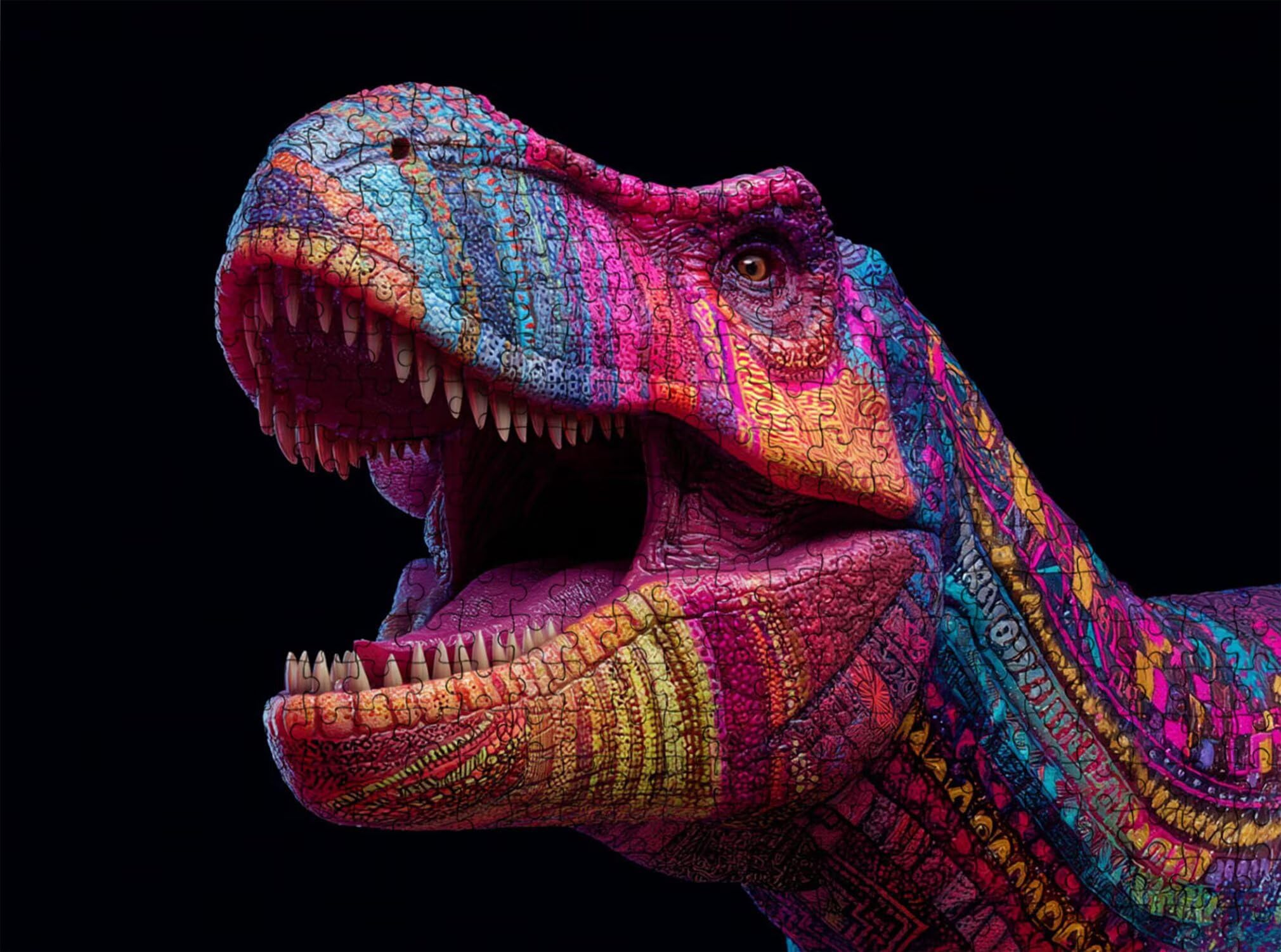 Puzzle 6000 Pezzi Classici, Puzzle Dinosauro sogno 179 x 105 cm, Gioco Educativo e Antistress in Legno con Poster Incluso, Ttività DIY per Famiglia, Regalo per Appassionati, Decor Parete Casa, f0-600