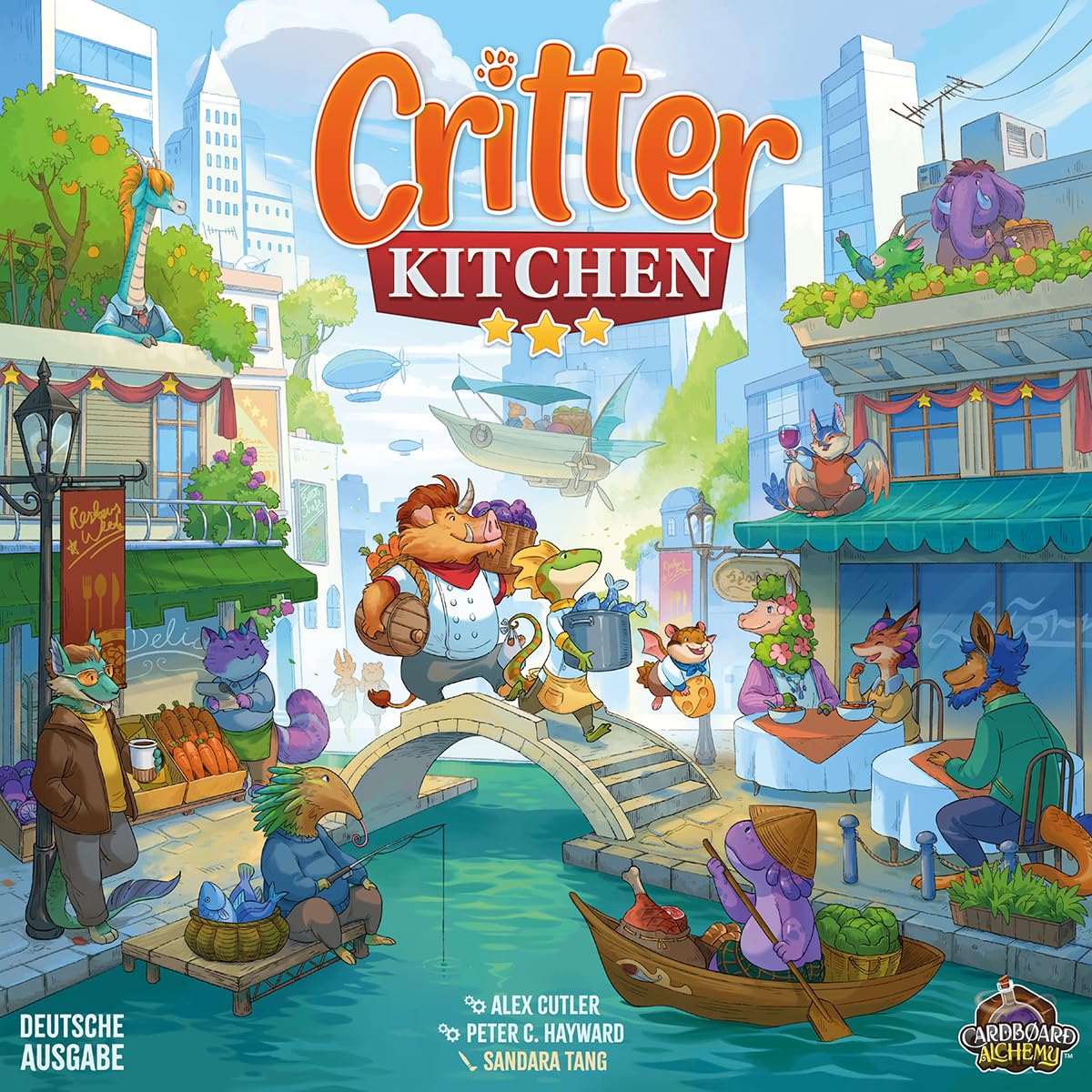 Critter Kitchen, Juego de Mesa, Juego de Mesa, 1-5 Jugadores, a Partir de 12 años, 60 Minutos, alemán