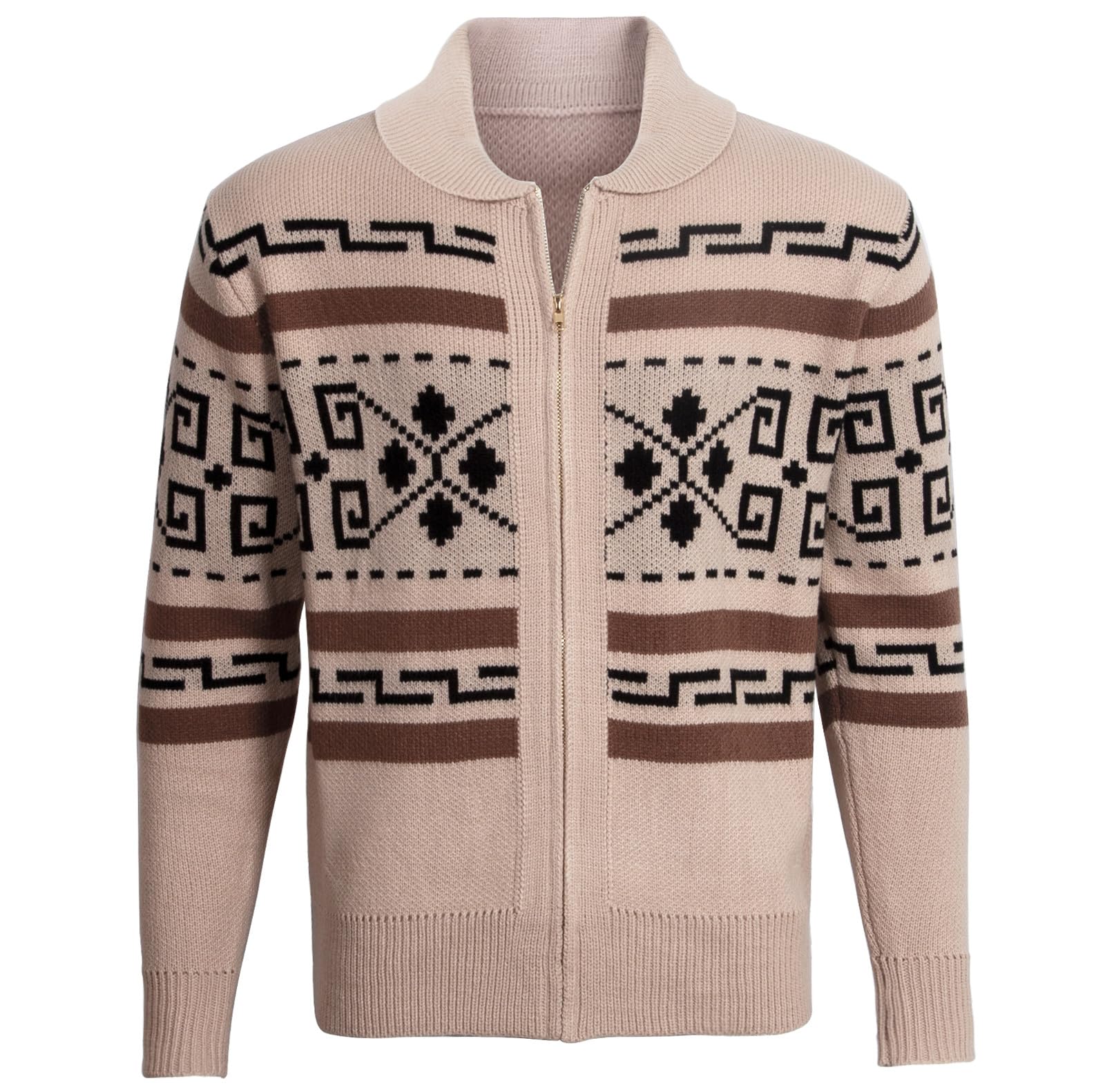 Herren Strickjacke Pullover Zip Up Cardigans Pullover für Männer