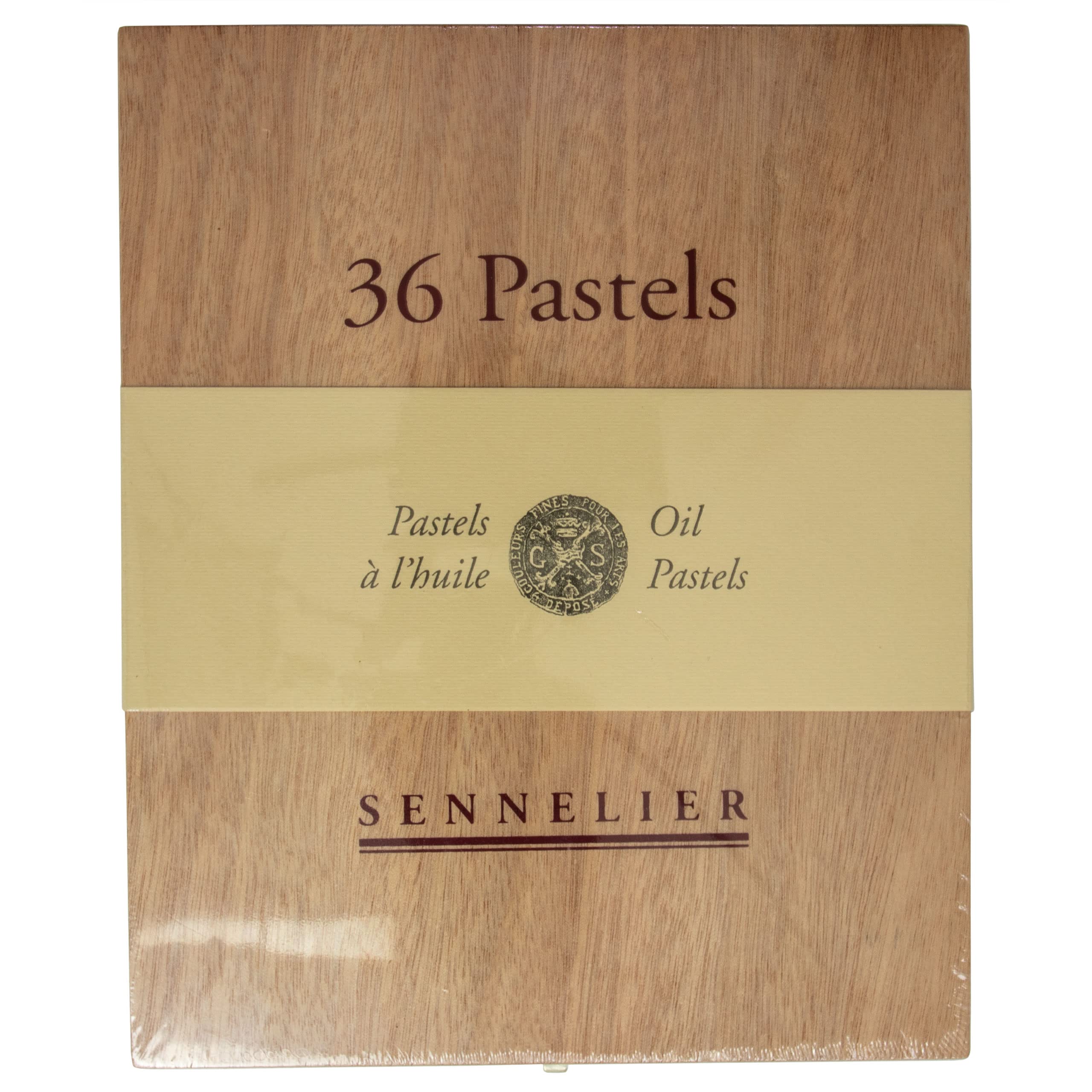 Sennelier olio pastello 36 assortiti legno Cofanetto