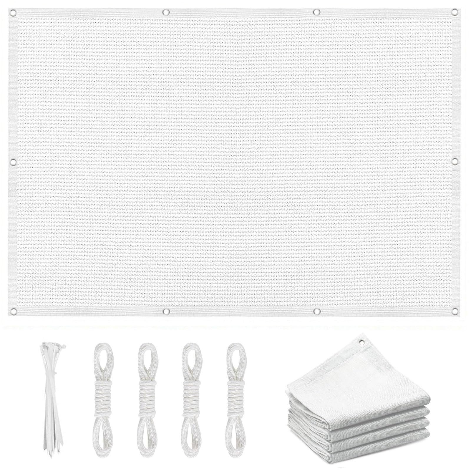 Voile d'ombrage 2.8x6.5 m pour bloquer les UV sans étouffer
