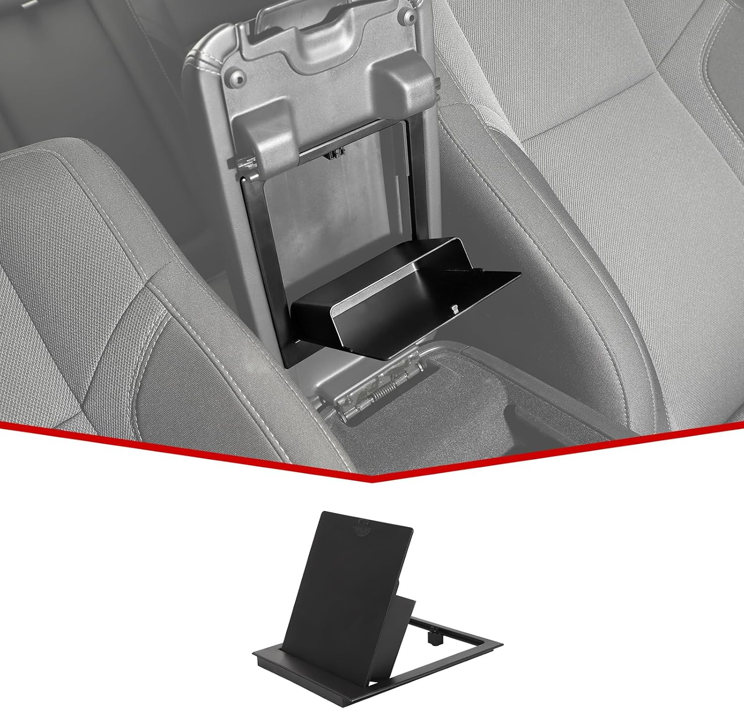 JeCar Armrest Storage Box Center Console Hidden Organizer Tray Interior Accessories Compatible with Dodge Charger 2015-2023