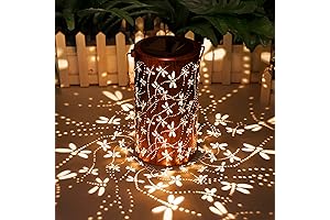 Solar Lanterns Outdoor Dragonfly Decorations