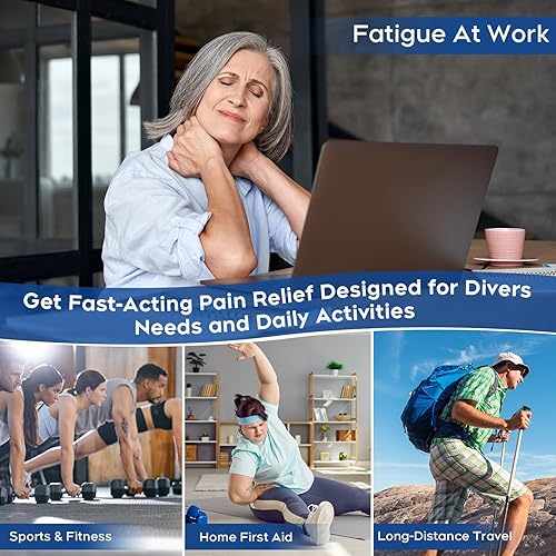 Miniatura 5 de Uposiut Parches de lidocaína, parches de lidocaína de máxima fuerza (40 parches), para aliviar el dolor muscular en la espalda, hombros, cuello,