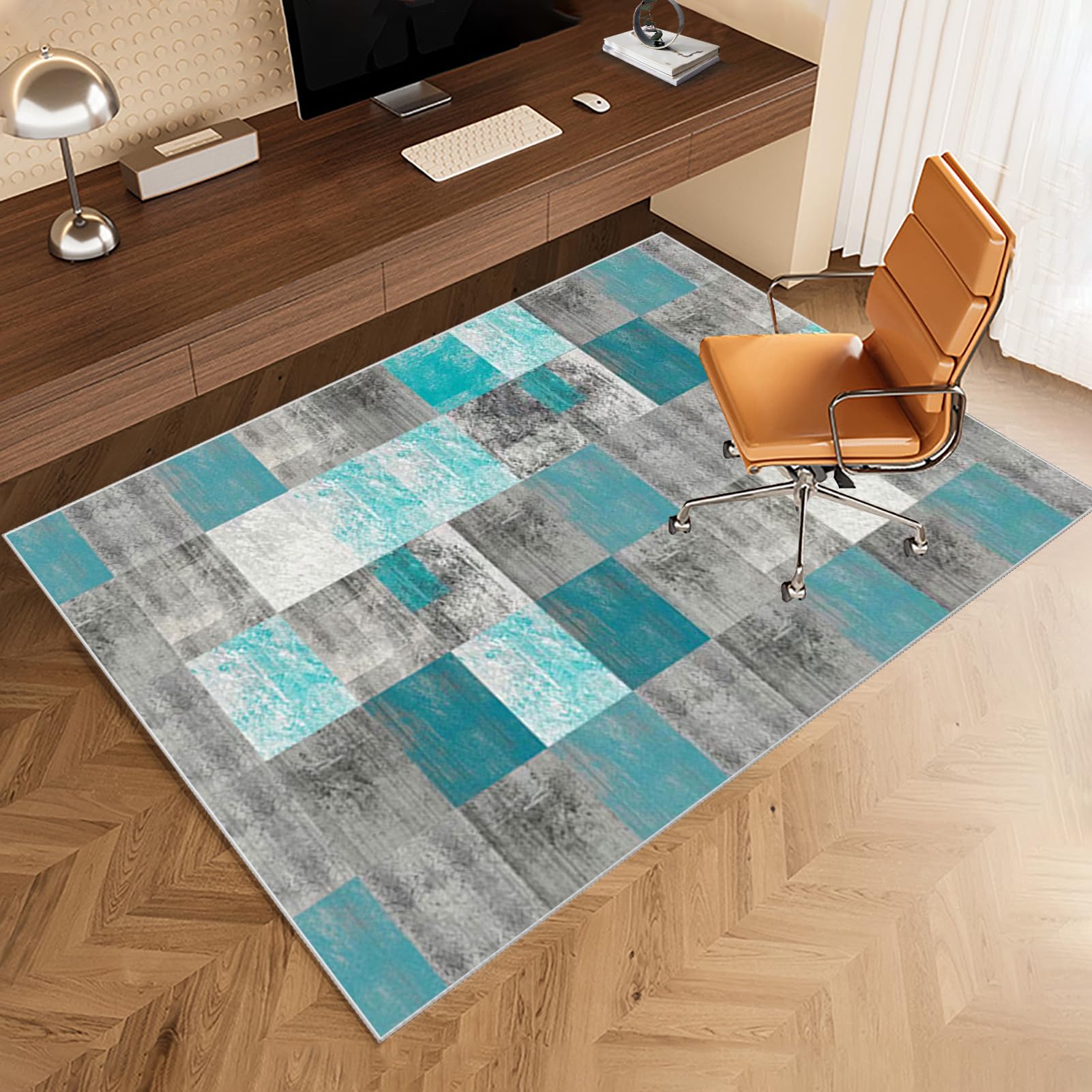 Tappeto per Sedia Ufficio Gaming, Alfombrilla de Protección para Suelos Duros, Tappetino per Sedia da Ufficio, Sedia Protettiva Multiuso per la Casa Tappeto per Pavimenti in Laminato 120 x 160 cm