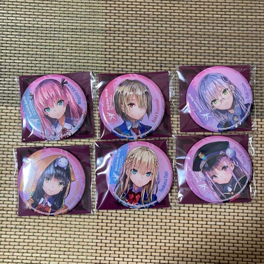 Amazon | ヘブンバーンズレッド 缶バッジ 全種セット | アニメ・萌え