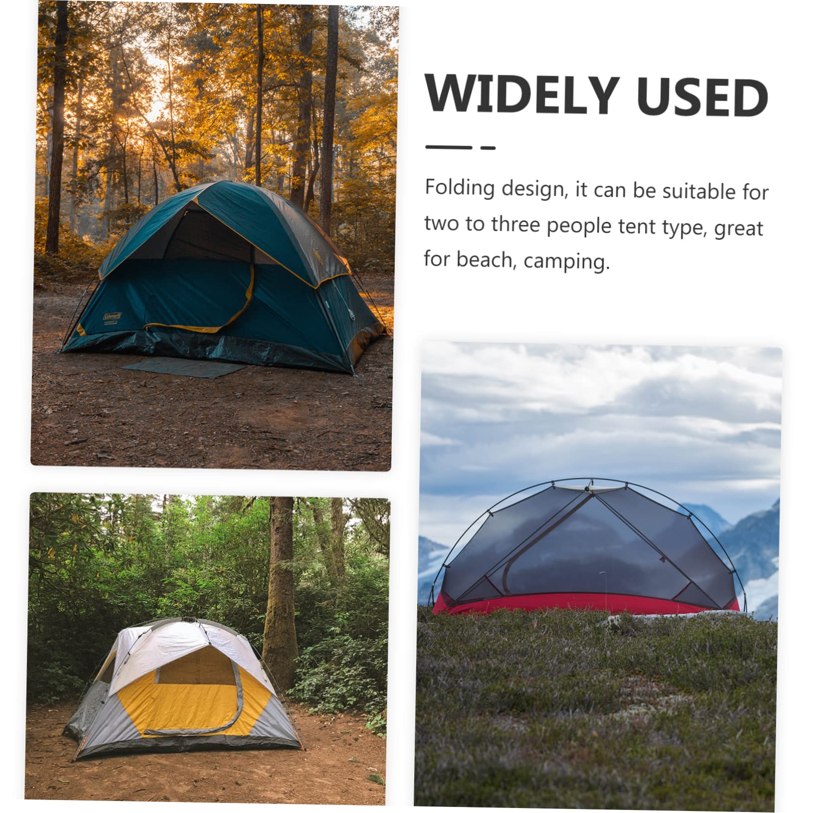 Holibanna Portable Rain Fly Tent Cover Durable Shelter for Outdoor Activities Convenient Accessory with Hooks for Camping Hiking and Backpacking