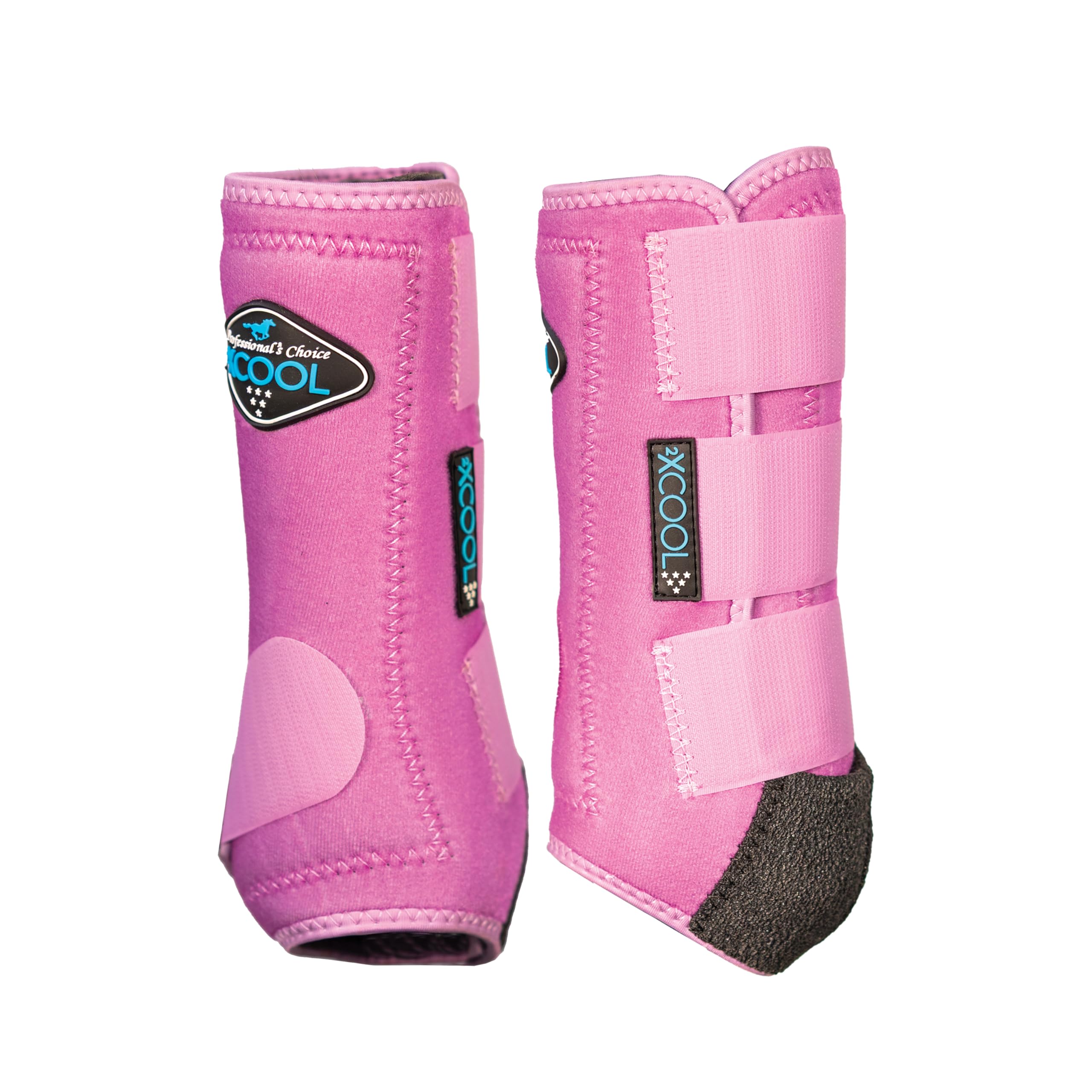 Professional's Choice 2XCOOL Sports Medicine Horse Boots | Protective &amp; Breathable Design for Ultimate Comfort, Durability &amp; Cooling in Active Horses | 2 Pack Small Orchid
