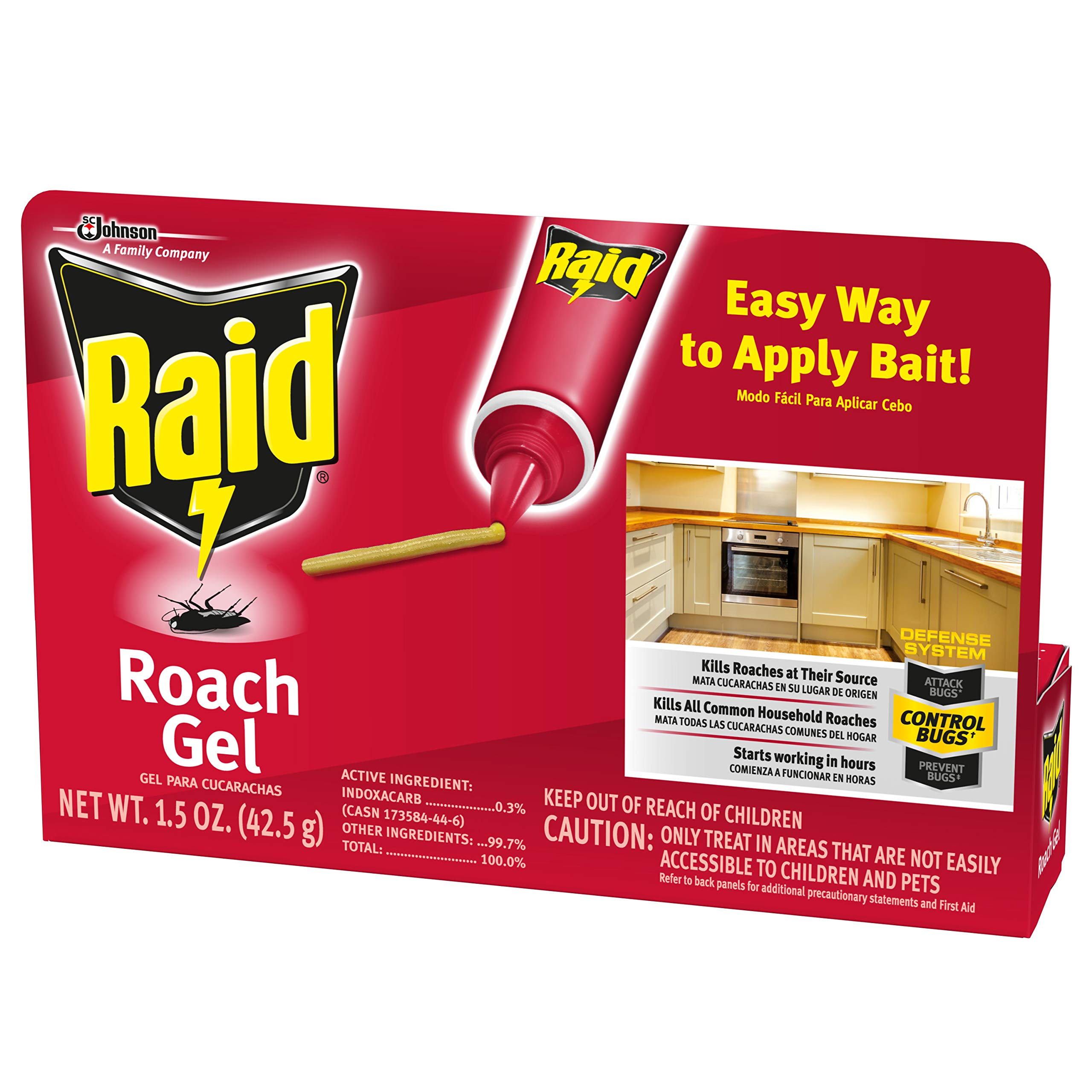 Raid Roach Gel Roach Killer 1.5 oz. product thumbnail 3
