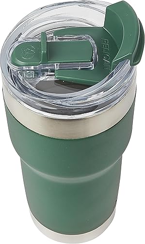 Miniatura 7 de Pelican Hydration Pelican Traveler - Vaso aislado al vacío de 22 onzas, de acero inoxidable, doble pared, con tapa doble, taza de café aislada con