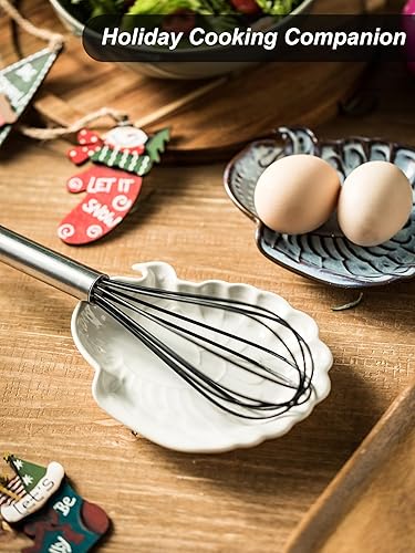 Miniatura 4 de YHOSSEUN Soporte para cuchara de Pascua, soporte para cuchara de pavo para estufa, soporte de cuchara de cerámica para encimera de cocina,