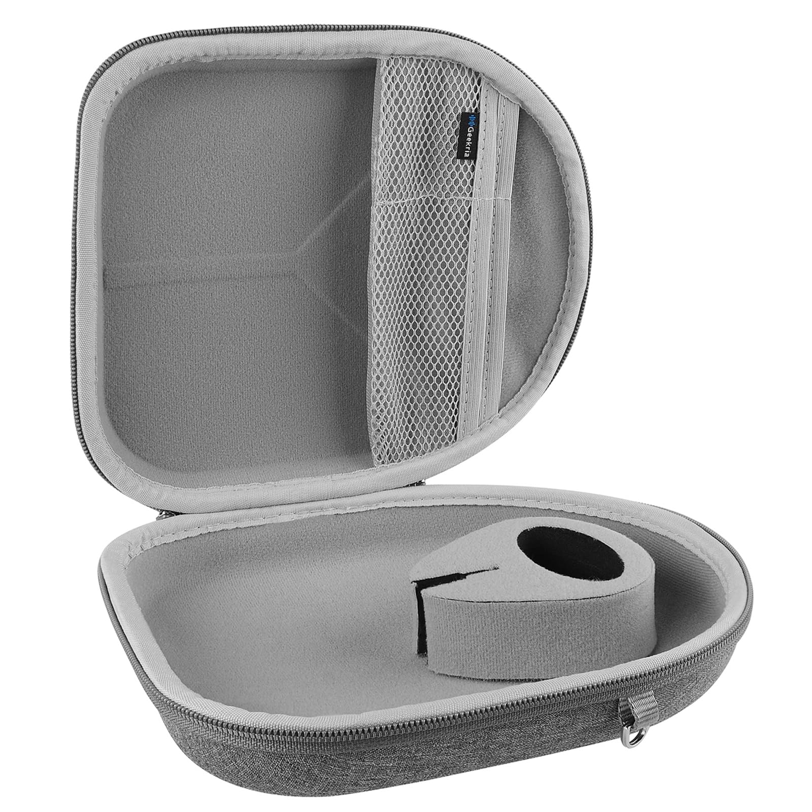 Geekria Shield Headphones Case Compatible with JBL TUNE 770NC, TUNE 760NC, TUNE 750NC, TUNE 720BT, Live 770NC Case, Replacement Hard Shell Travel Carrying Bag with Cable Storage (Grey) - Image 2