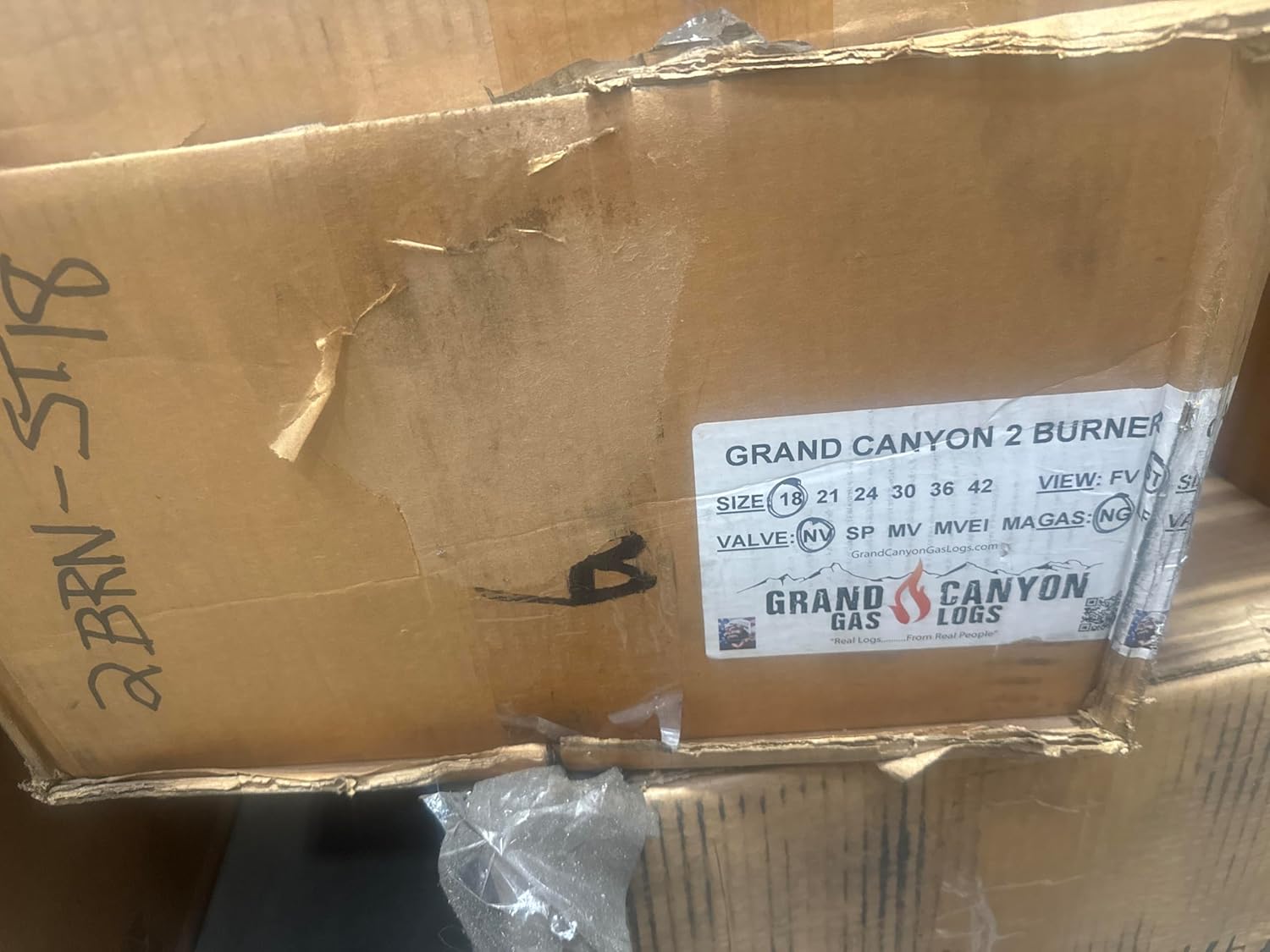 2BRN-ST18 2 Burner See-Through44; 18 in.