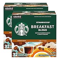 Vista 48 de Starbucks Breakfast Blend - Café de tostado medio para cafeteras Keurig, 24