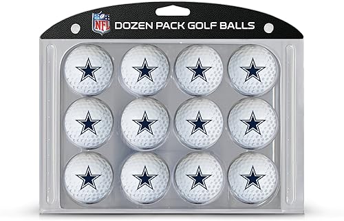 Vista 24 de Team Golf NFL Docena de pelotas de golf de tamaño reglamentario, paquete de 12, impresión duradera del equipo a todo color Multi Team