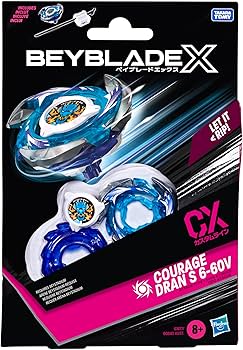 Amazon.com: Bey Blade X Courage Dran S 6-60V CX Starter Pack Set