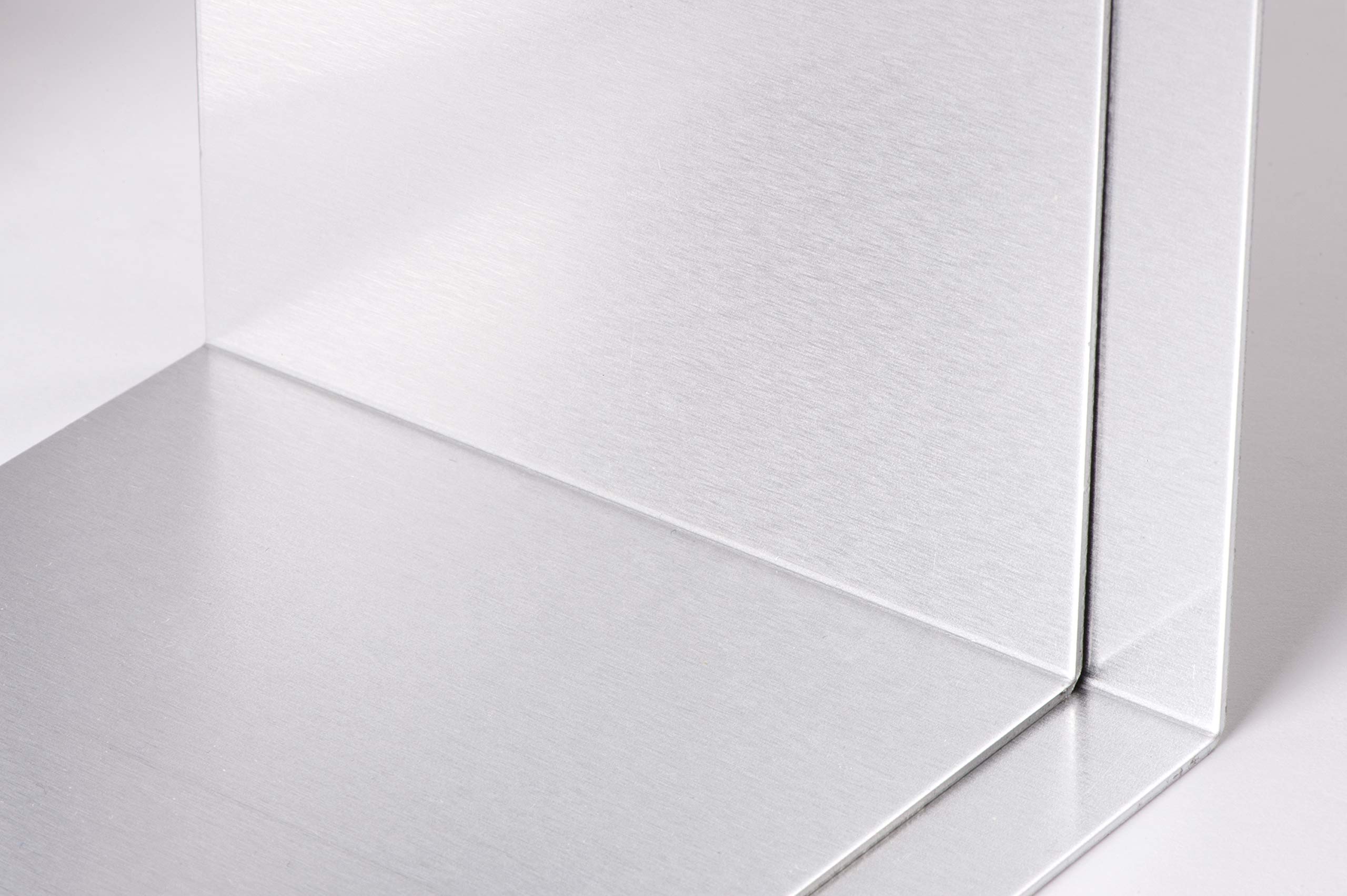 MAUL Podpórki do Książek z Aluminium, 10 X 8 X 10 Cm, Srebrne, 1 Para