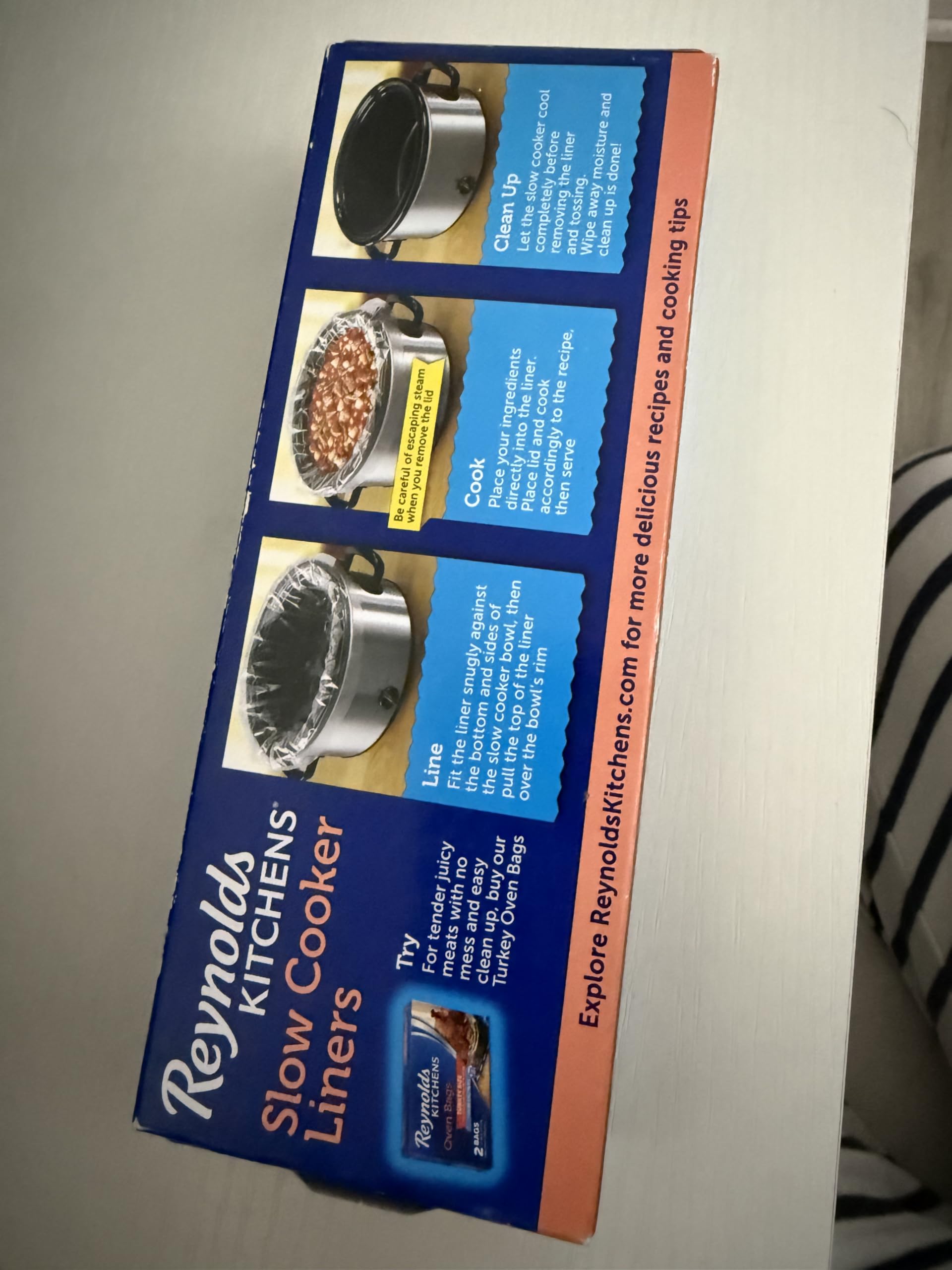 Amazon.com: Reynolds Kitchens Slow Cooker Liners 8 ct Box - 3 Pack