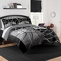 Vista 29 de Juego de edredón con licencia oficial de la NBA de Boston Celtics de Northwest – Ropa de cama con logotipo del equipo de la NBA – Juego de cama
