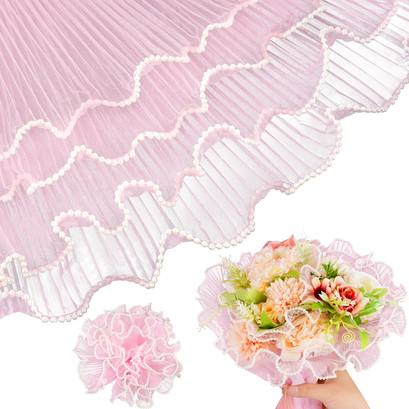 Papier d'emballage en maille ondulée pour bouquet de fleurs : finis les emballages plats et mous
