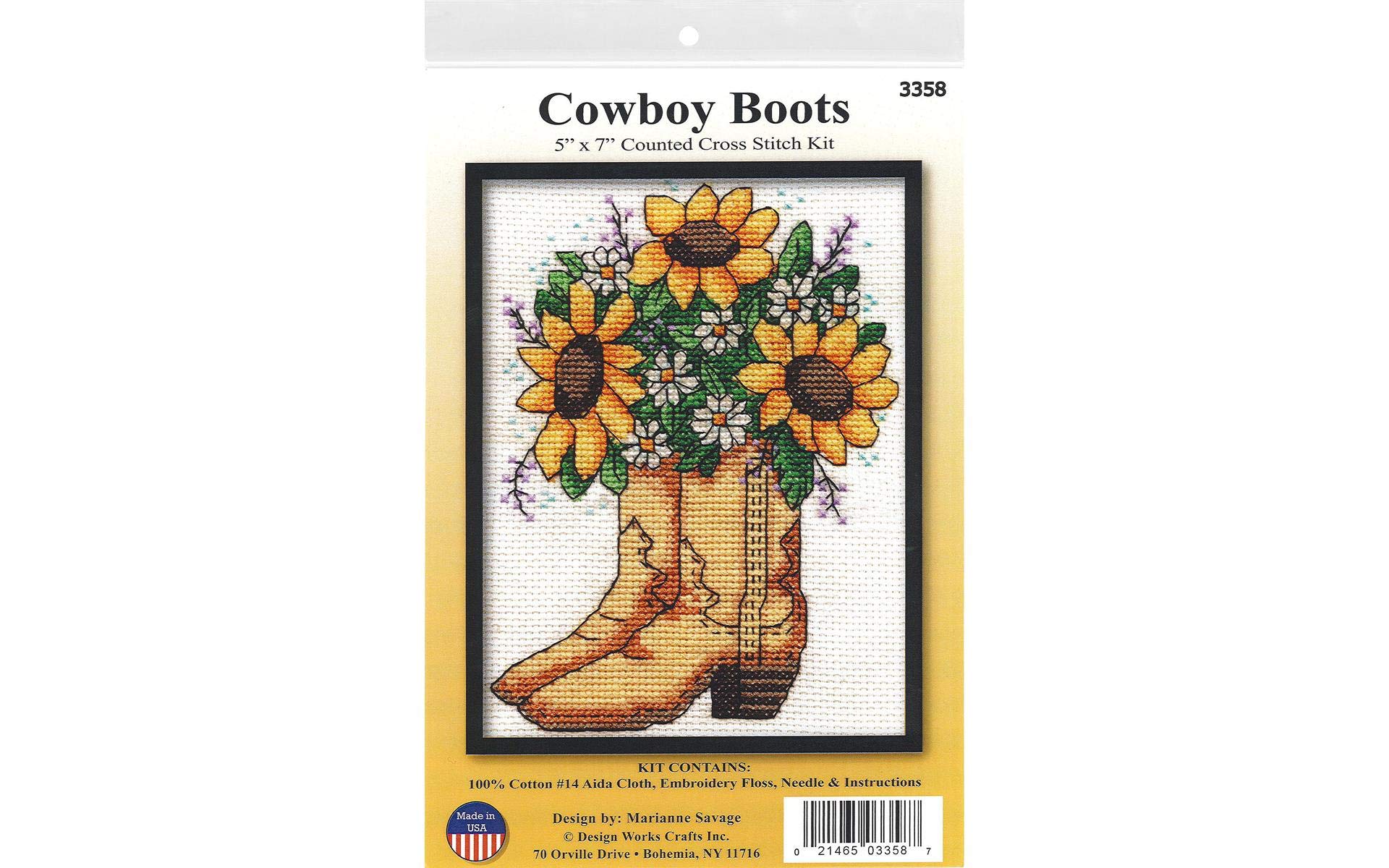 Design Works Crafts CntXKit Cowboy Boots