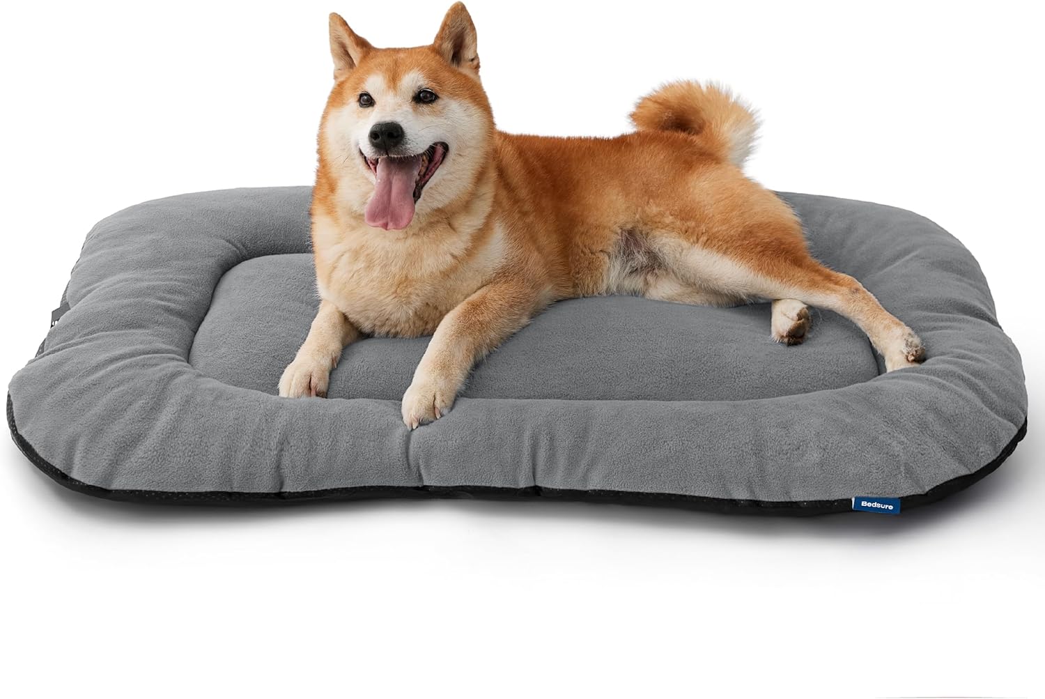 Bedsure Washable Dog Crate Pad for Large Dogs, Anti-Slip Puppy Kennel Dog Bed for Crate – Ultra Soft Fleece Flat Thin Pet Mat (Not Chew Proof), Light Grey 35″x22″ Bedsure Washable Dog Crate Pad for Large Dogs, Anti-Slip Puppy Kennel Dog Bed for Crate – Ultra Soft Fleece Flat Thin Pet Mat (Not Chew Proof), Light Grey 35″x22″