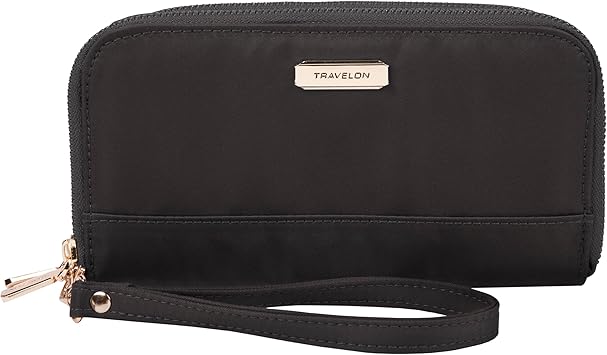 Travelon RFID Blocking Double Zip Wallet