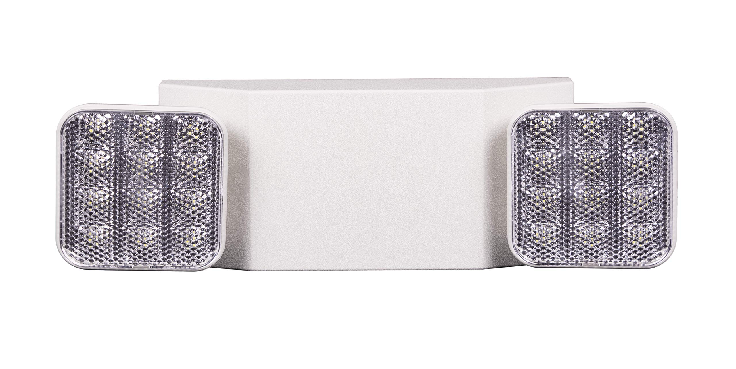 NicorLighting EML310UNVWHR LED Emergency Lighting, White