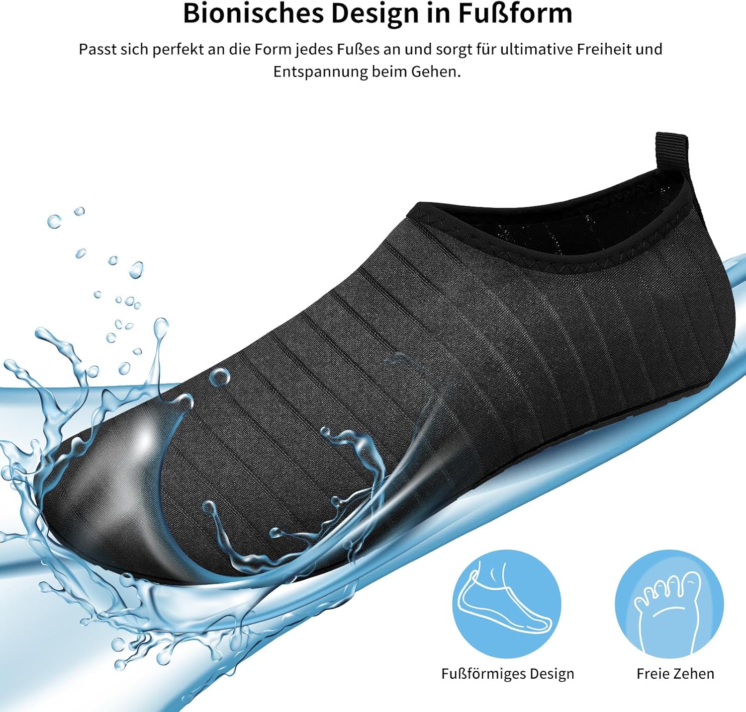 WateLves Beach Swim Aqua Socks Water Shoes Swimming Barefoot Yoga Sea Snorkeling Diving Pool Women Mens 4 81g8ewjsCQL. AC SL1500