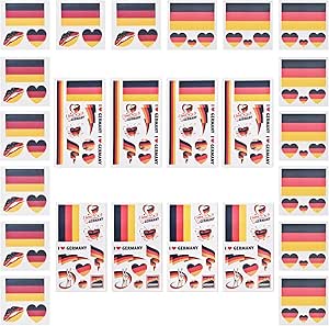 Drapeau Pour Capot De Voiture - Support Allemagne équipe Nationale, Couleurs Noir-rouge-or, Idéal Pour EM / WM