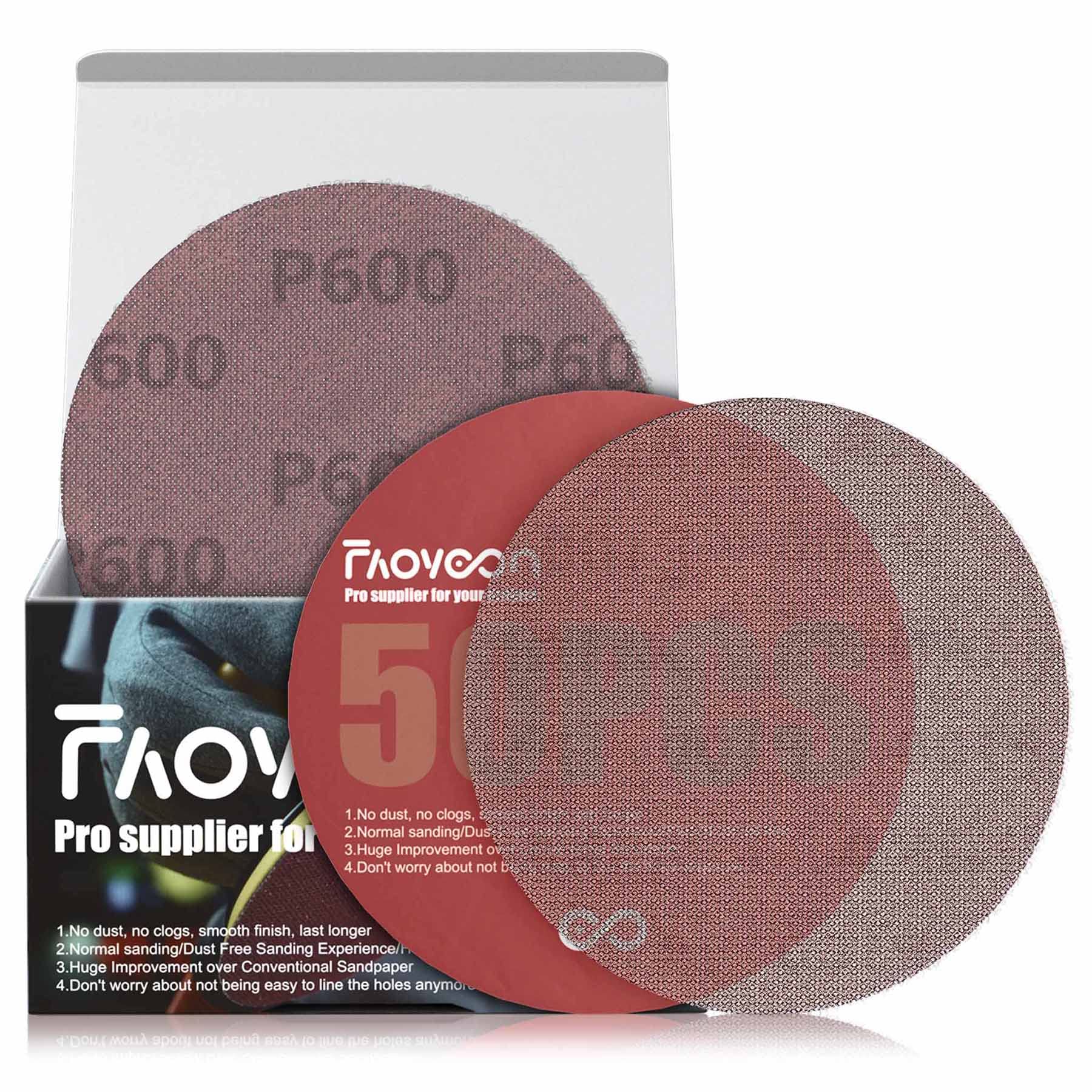 5" Sanding Mesh Discs - Dust Free & Long Lasting -16
