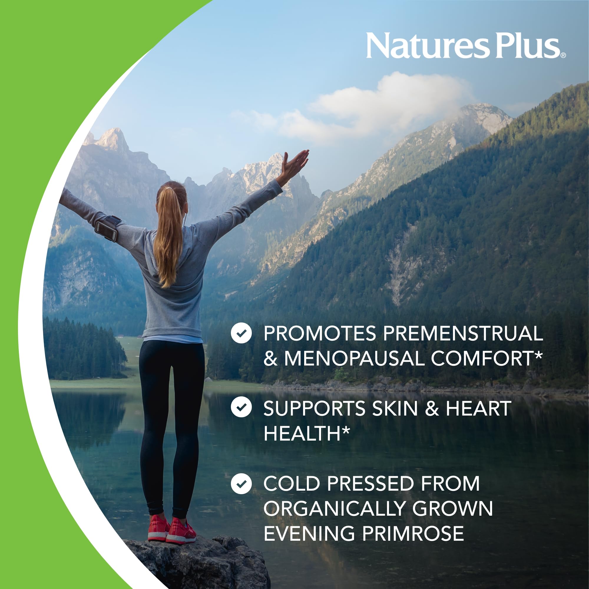 NaturesPlus Ultra EPO 1500 - Evening Primrose Oil - Premenstrual and Menopausal Antioxidant Support - Gluten Free - 90 Softgels, 90 Servings — Amazon image 4