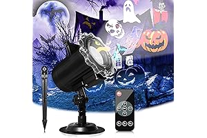 Christmas Projector Lights Outdoor with 64 HD Cartoons