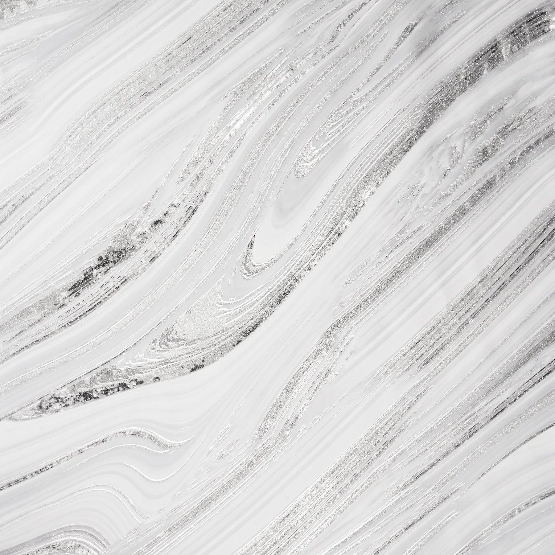 Arthouse Soft Mineral Silver Marble Glitter Wallpaper - Texture Rock Stone Marble Effect Featuring Grains from Rock Formations - Encased Glitter in a Silver Colour Tone Finish, Truly Stunning - 692605
