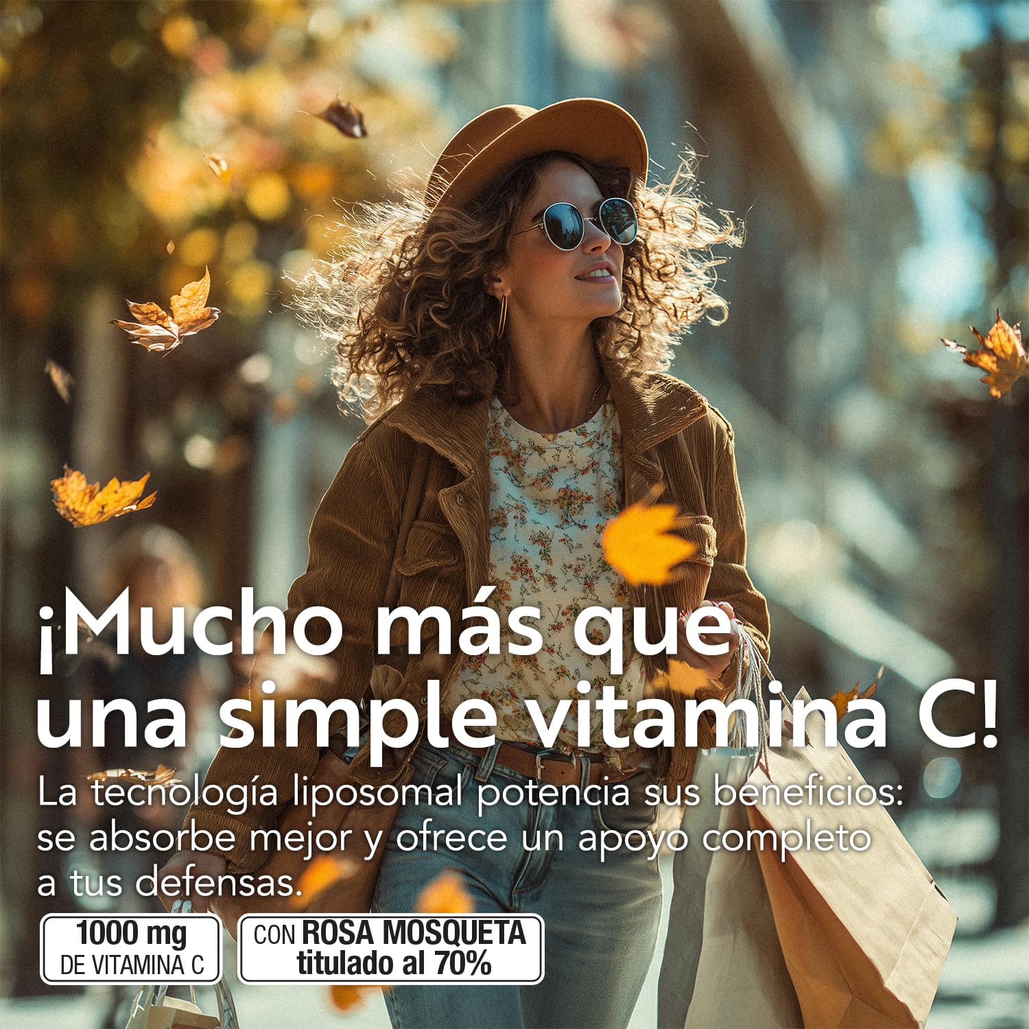 Vitamina C Liposomal 1000mg Con Rosa Mosqueta PiùLife, 360 Cápsulas | 6 Meses De Suministro, Suplemento Para Reforzar El Sistema Inmunológico, Energía, Alta Absorción Y Tolerancia