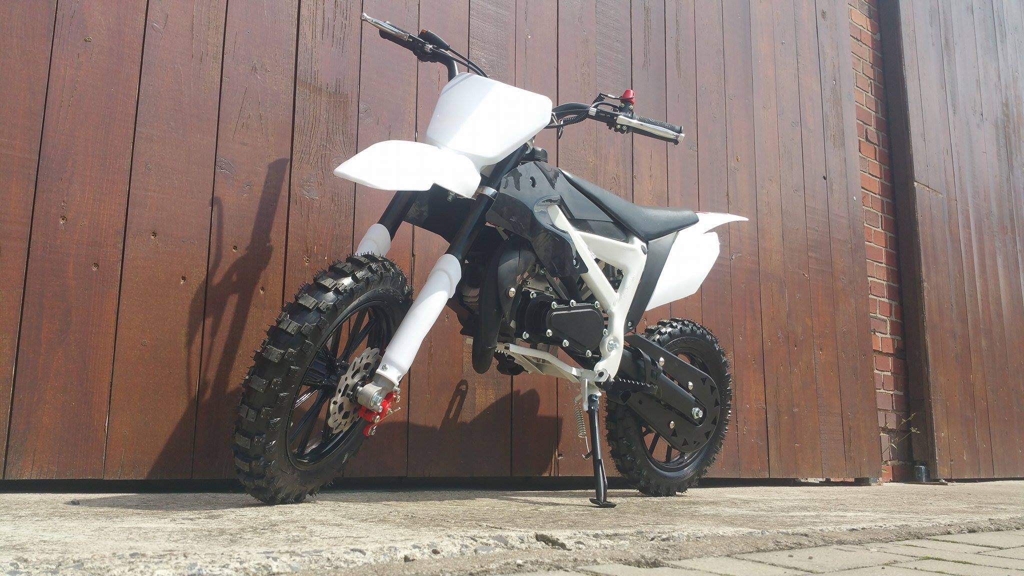 Pocketbike Crossbike Dirtbike 49cc 2 Takt RV-Racing Kinder Motorrad Schwarz