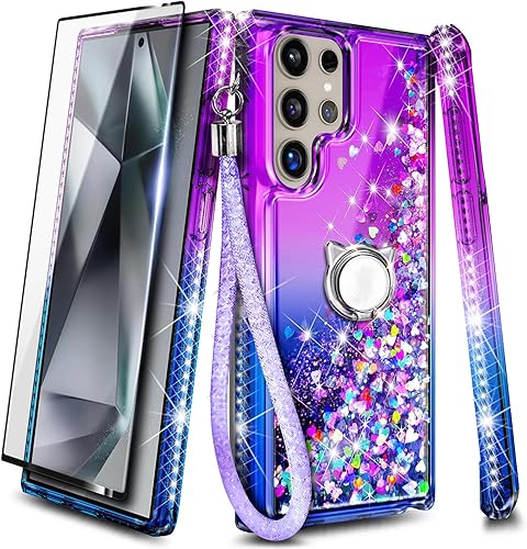 Miniatura 49 de NGB Supremacy Funda compatible con Samsung Galaxy S22 Plus (5G de 6.6 pulgadas) con protector de pantalla (cobertura máxima, TPU flexible), soporte