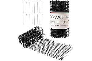 Keep Cats out of Yard - Cat Scat Mat with Spikes
