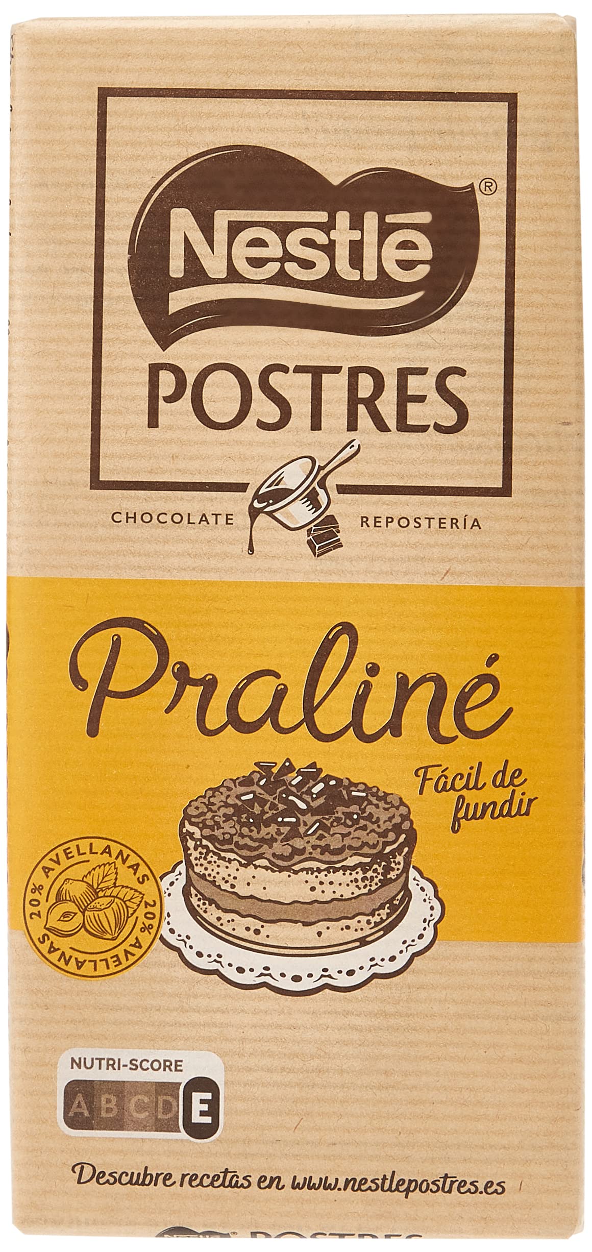 Nestlé Postres chocolate praline para fundir 20x170g